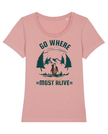 Go where You Feel Most Alive Canyon Pink