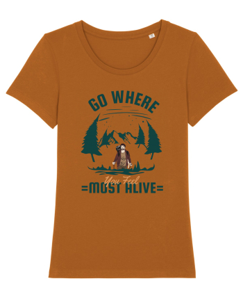 Go where You Feel Most Alive Roasted Orange