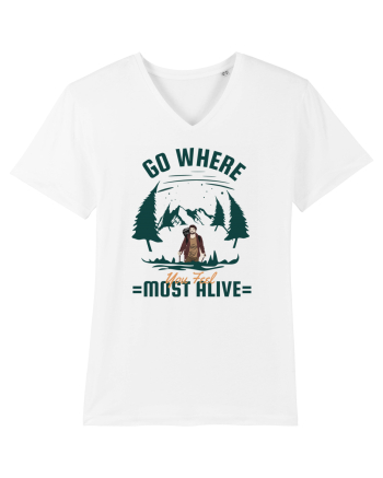 Go where You Feel Most Alive White