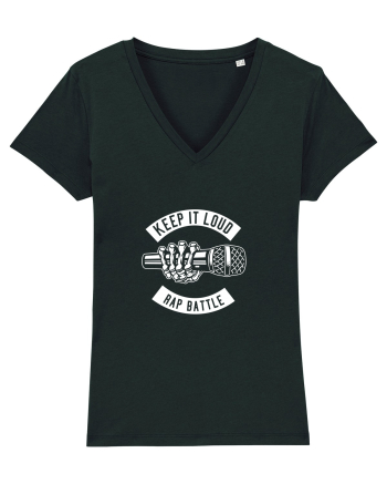 Rap Battle Skeleton White Black