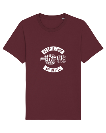 Rap Battle Skeleton White Burgundy