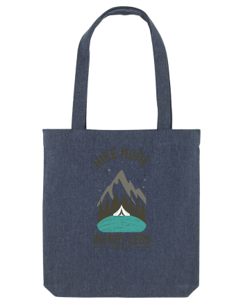 Hike More Worry Less Midnight Blue