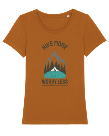 Hike More Worry Less Roasted Orange