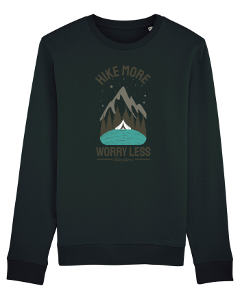 Hike More Worry Less Black