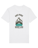 Hike More Worry Less Tricou mânecă scurtă Unisex Rocker