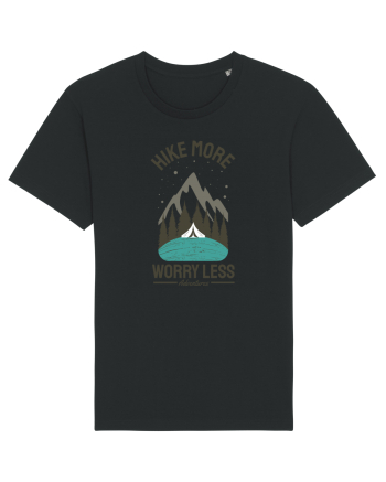 Hike More Worry Less Black