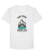 Hike More Worry Less Tricou mânecă scurtă guler larg Bărbat Skater