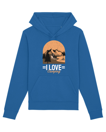 I love Camping Royal Blue