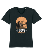 I love Camping Tricou mânecă scurtă guler V Bărbat Presenter