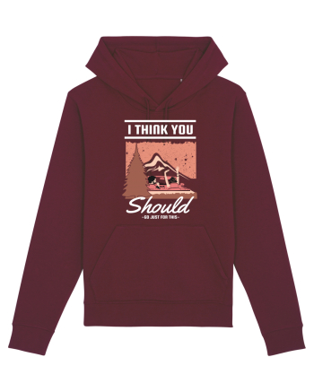 I Think You Should Go Just For This Burgundy