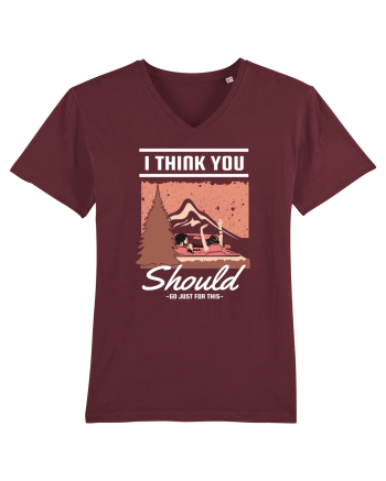 I Think You Should Go Just For This Burgundy