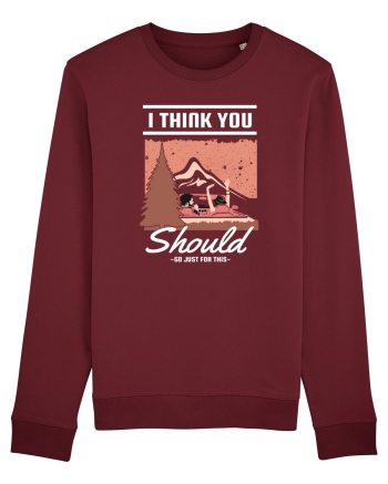 I Think You Should Go Just For This Burgundy