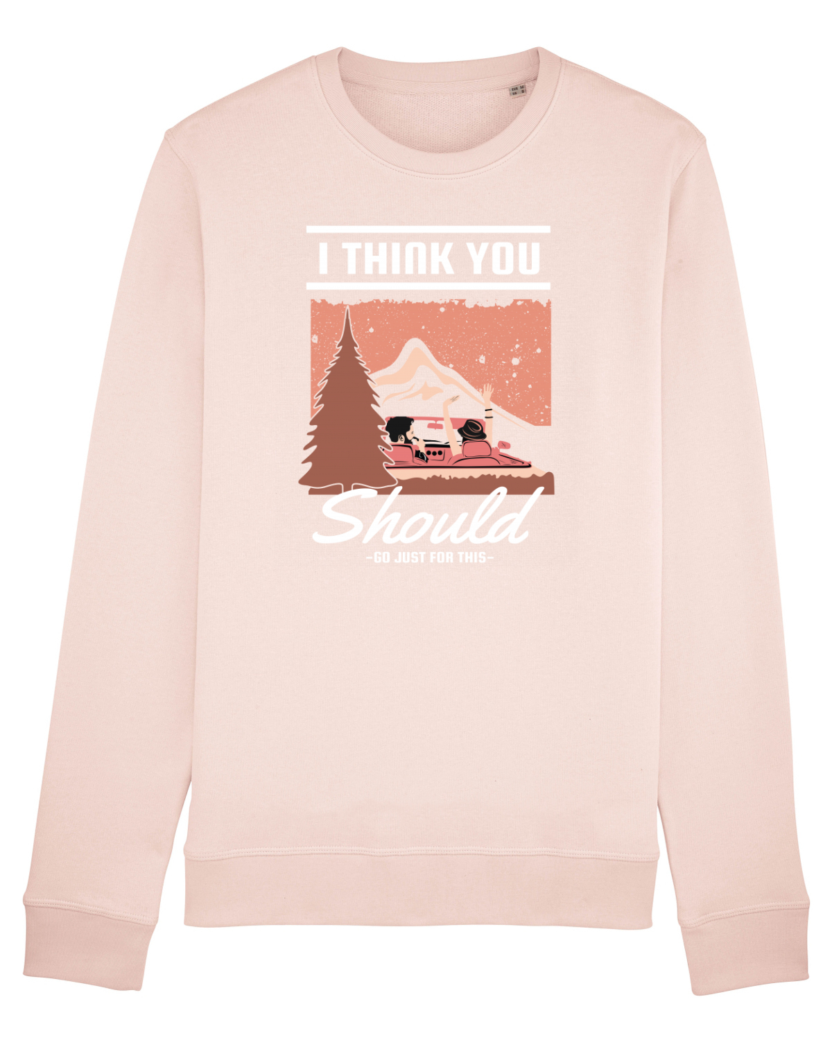 Bluză mânecă lungă Unisex Rise Candy Pink