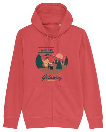 I Want to Getaway Carmine Red