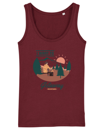 I Want to Getaway Burgundy