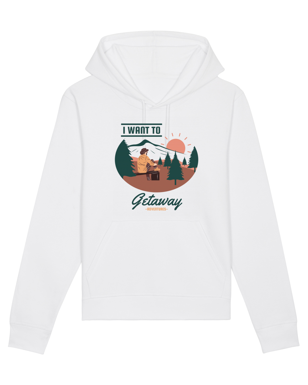 Hanorac Unisex Drummer White