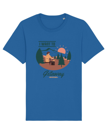 I Want to Getaway Royal Blue