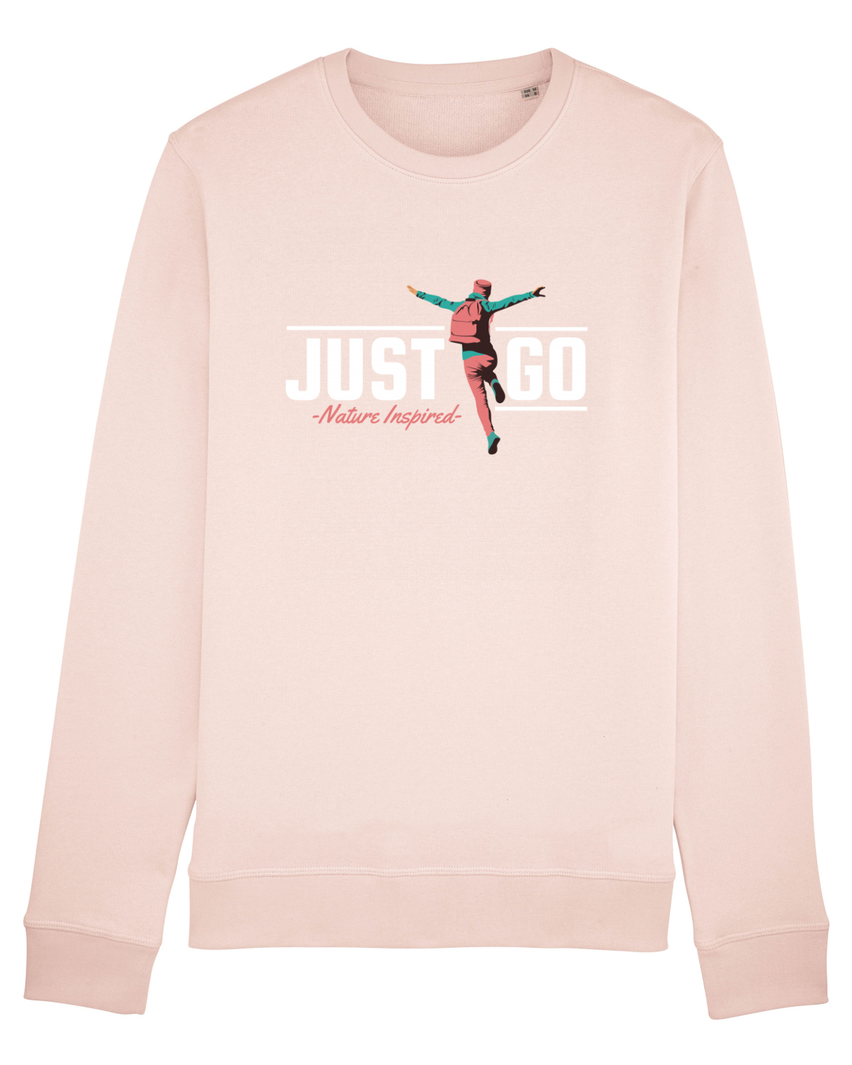 Bluză mânecă lungă Unisex Rise Candy Pink