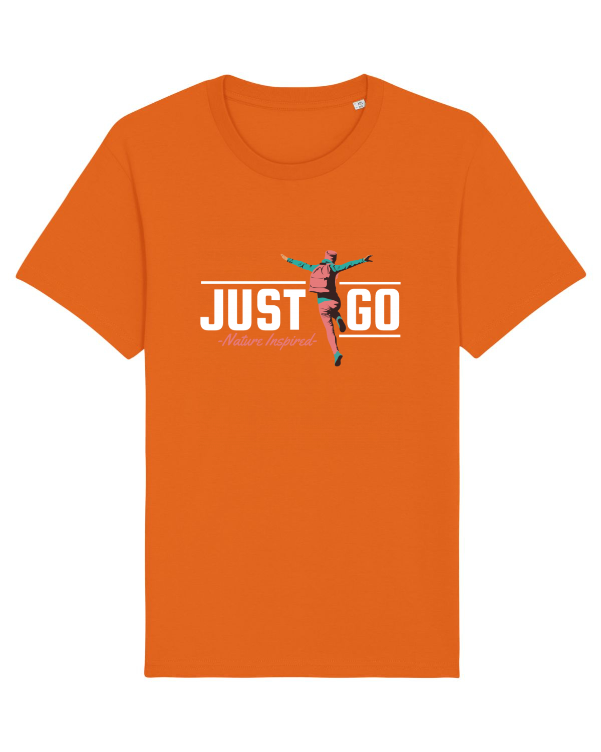 Tricou mânecă scurtă Unisex Rocker Bright Orange