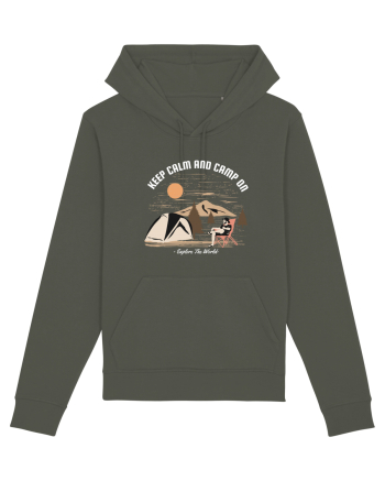 Keep Calm and Camp On Khaki