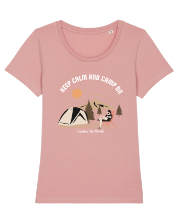 Keep Calm and Camp On Canyon Pink