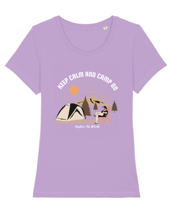 Keep Calm and Camp On Lavender Dawn