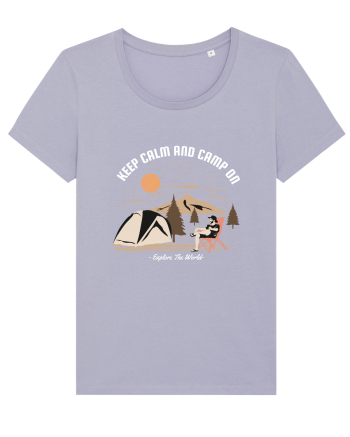 Keep Calm and Camp On Lavender
