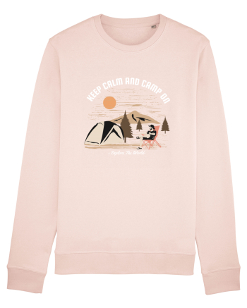 Keep Calm and Camp On Candy Pink