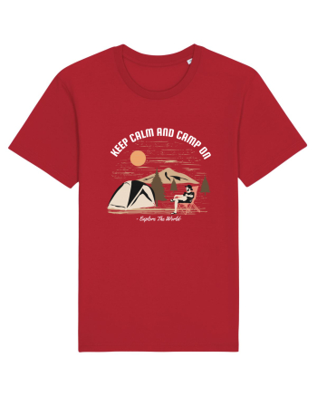 Keep Calm and Camp On Red