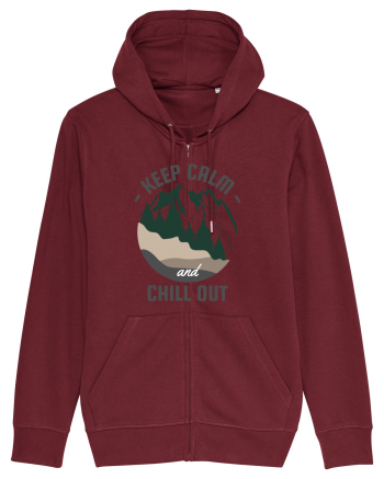 Keep Calm and Chill Out Burgundy