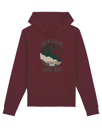 Keep Calm and Chill Out Burgundy
