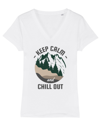 Keep Calm and Chill Out White