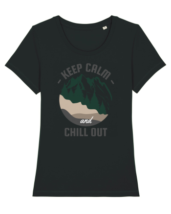 Keep Calm and Chill Out Black