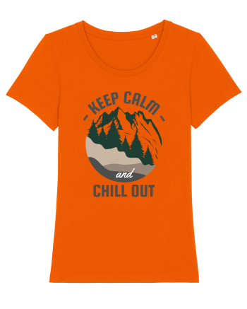 Keep Calm and Chill Out Bright Orange