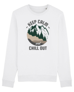 Keep Calm and Chill Out Bluză mânecă lungă Unisex Rise