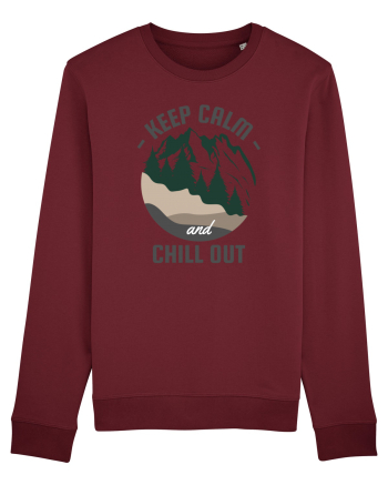 Keep Calm and Chill Out Burgundy