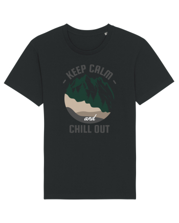 Keep Calm and Chill Out Black
