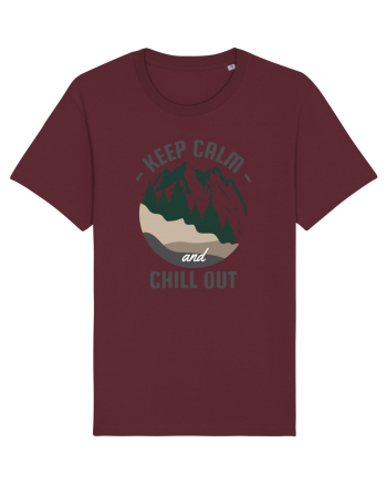Keep Calm and Chill Out Burgundy