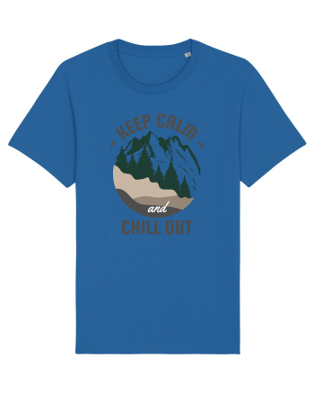 Keep Calm and Chill Out Royal Blue