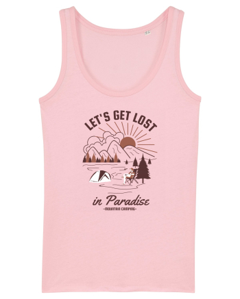 Lets Get Lost In Paradise Cotton Pink