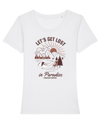 Lets Get Lost In Paradise White