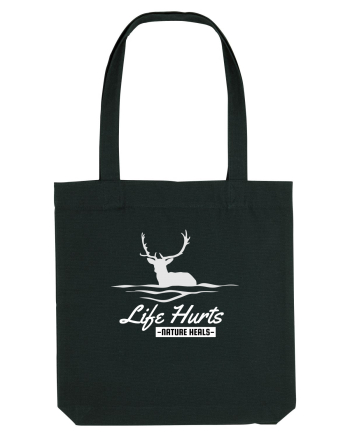 Life Hurts Nature Heals Black