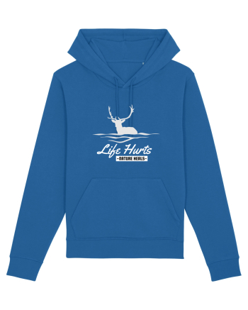 Life Hurts Nature Heals Royal Blue