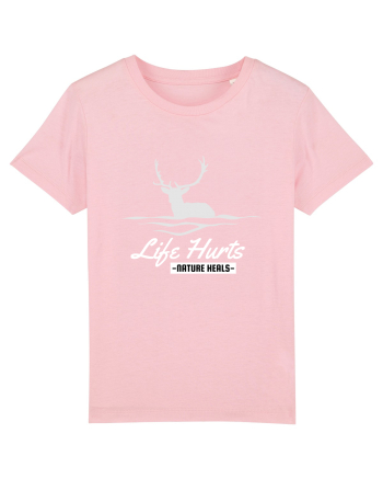 Life Hurts Nature Heals Cotton Pink