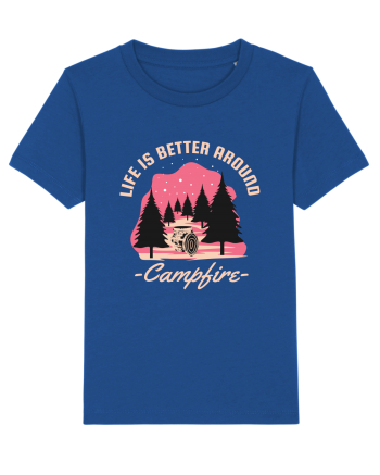 Life is Better Around a Campfire Majorelle Blue