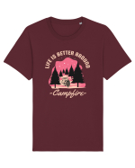 Life is Better Around a Campfire Tricou mânecă scurtă Unisex Rocker