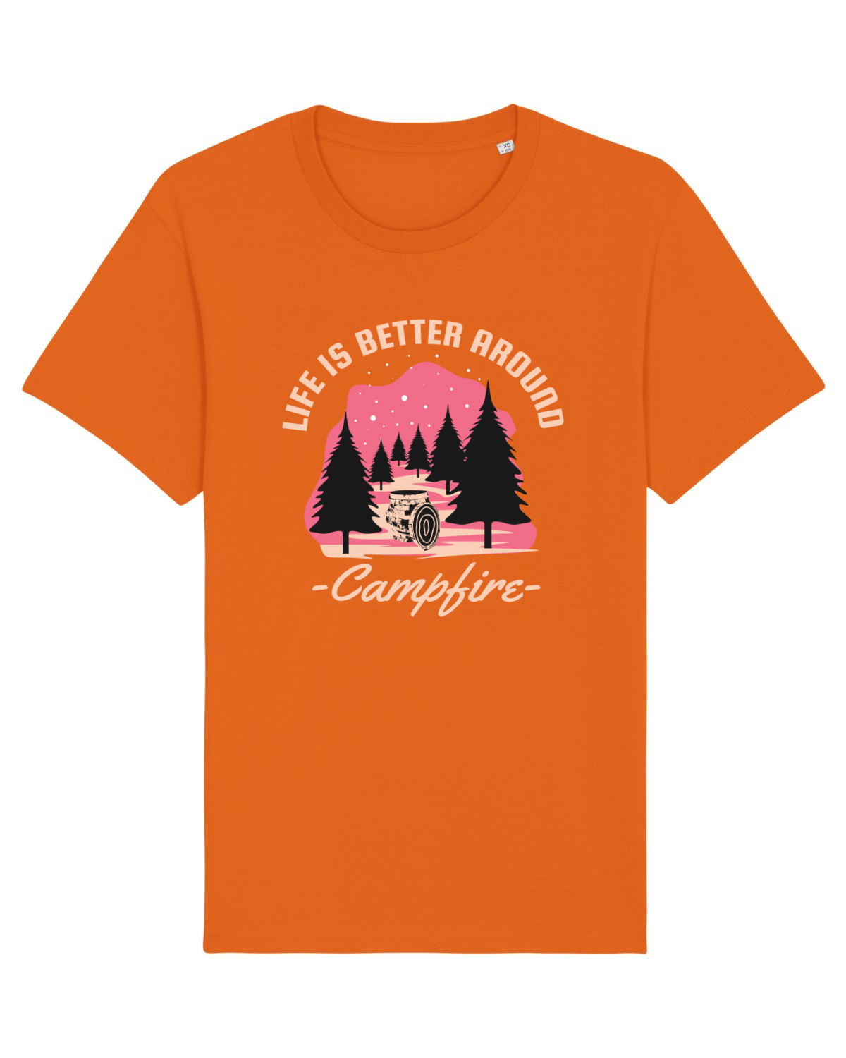 Tricou mânecă scurtă Unisex Rocker Bright Orange