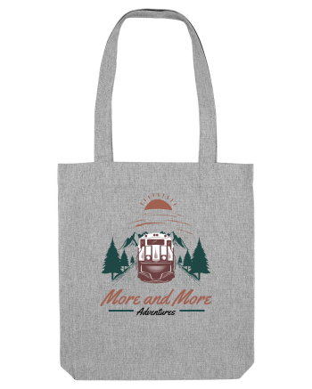 More and More Adventure Heather Grey