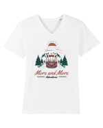 More and More Adventure Tricou mânecă scurtă guler V Bărbat Presenter