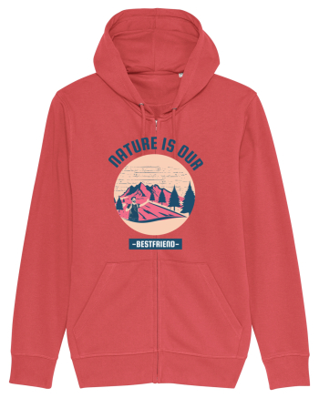 Nature is Our Best Friend Carmine Red